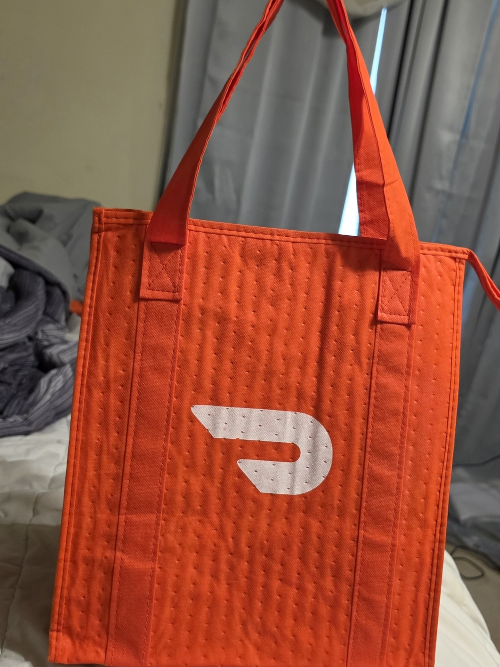 Door dash Insulated Orange Delivery Tote